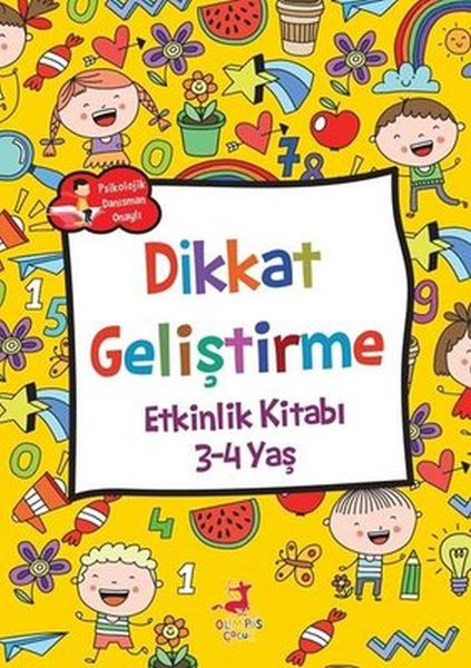 Dikkat Geliştirme - Etkinlik Kitabı (3-4 Yaş)
