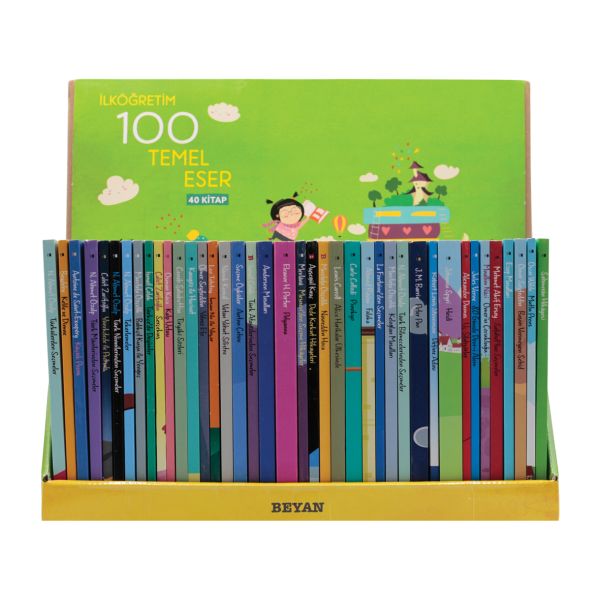 İlköğretim 100 Temel Eser - 40 Kitap Takım-zoom-