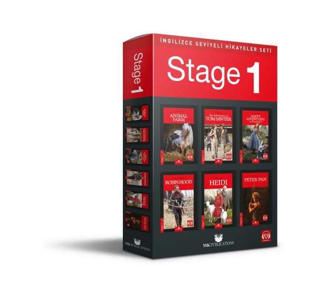 İngilizce Seviyeli Hikayeler Seti - Stage-1-zoom-