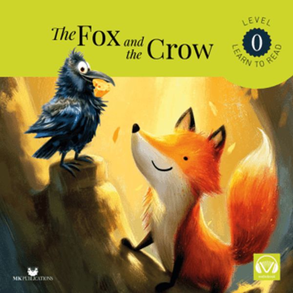 The Fox and the Crow Starter – Level 0 - İngilizce Hikaye-zoom-