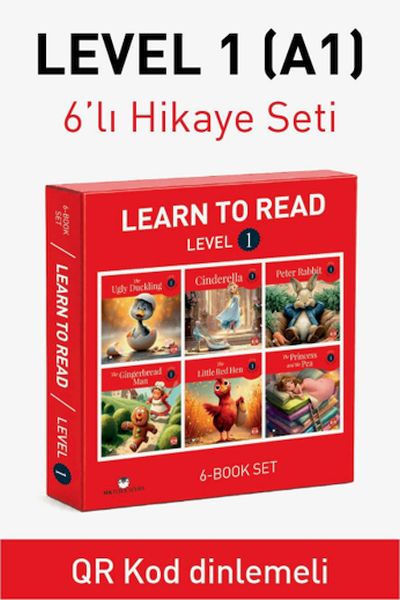 Level 1 İngilizce Hikaye Seti (6 Kitap)