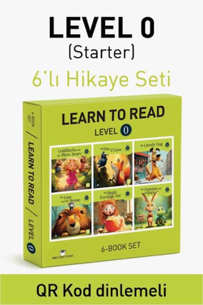 Level 0 Starter İngilizce Hikaye Seti (6 Kitap)-zoom-