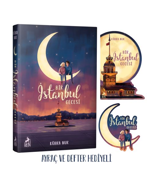 Bir İstanbul Gecesi (Ciltli) Ayraç Hediyeli-zoom-