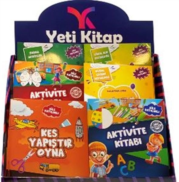 Yeti Etkinlik Kitapları Standı (120 Kitap - 10 Çeşit)-zoom-