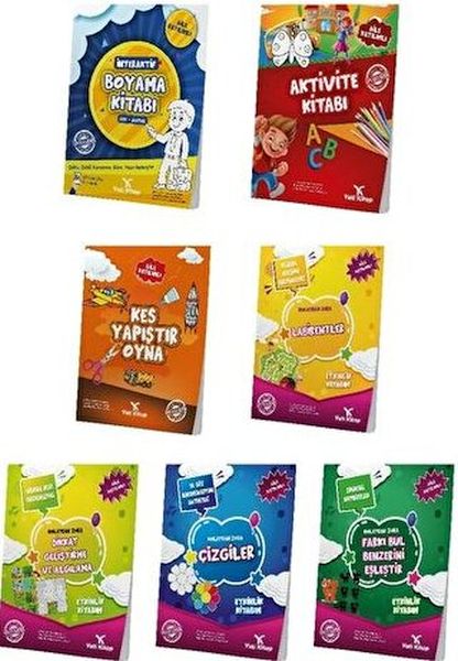 Okul Öncesi Seti - 7 Kitap Takım-zoom-