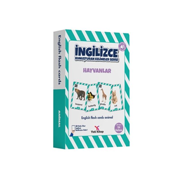 İngilizce Kelime Kartları - Hayvanlar-zoom-