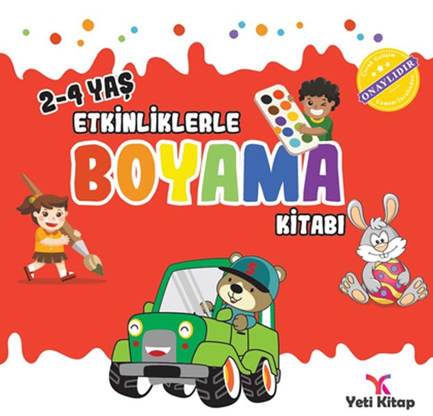 Etkinliklerle Boyama Kitabı 1 - (2-4 Yaş)-zoom-