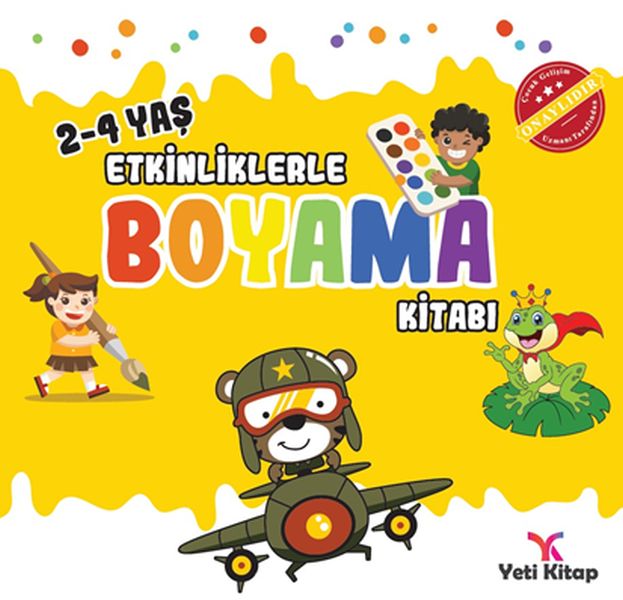 Etkinliklerle Boyama Kitabı 2 - (2-4 Yaş)-zoom-