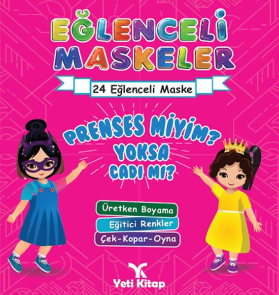 Eğlenceli maskeler prenses miyim yoksa cadımı ?-zoom-
