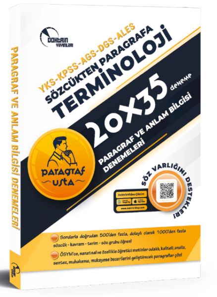 Doktrin Yayınları YKS-KPSS-AGS-DGS-ALES Paragraf 20*35 Deneme-zoom-