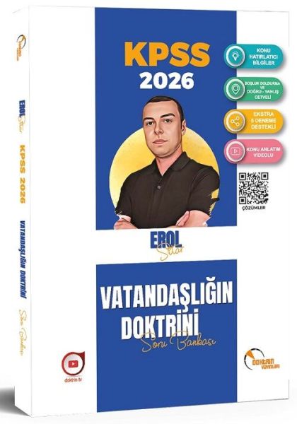 Doktrin 2026 KPSS Vatandaşlık Vatandaşlığın Doktrini Soru Bankası Çözümlü-zoom-