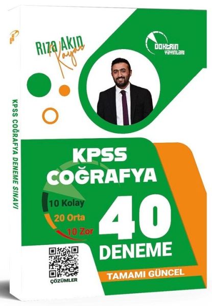 Doktrin KPSS Coğrafya 40 Deneme Çözümlü-zoom-