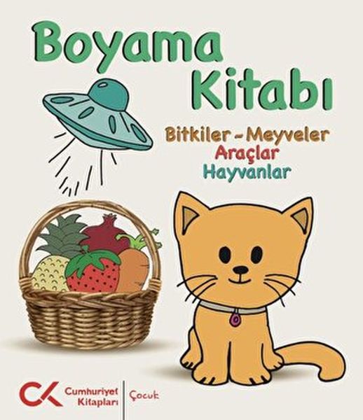 Boyama Kitabı -  Bitkiler-Meyveler, Araçlar, Hayvanlar-zoom-