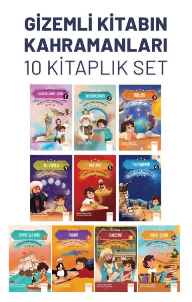 Gizemli Kitabın Kahramanları-10 Kitaplık Set-zoom-