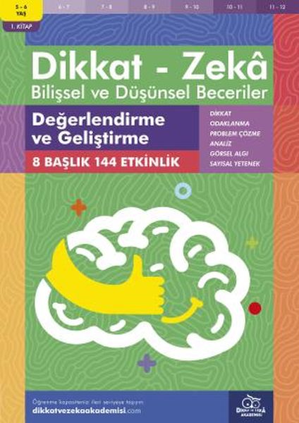 Değerlendirme ve Geliştirme (5-6 Yaş) - Dikkat Zeka-zoom-
