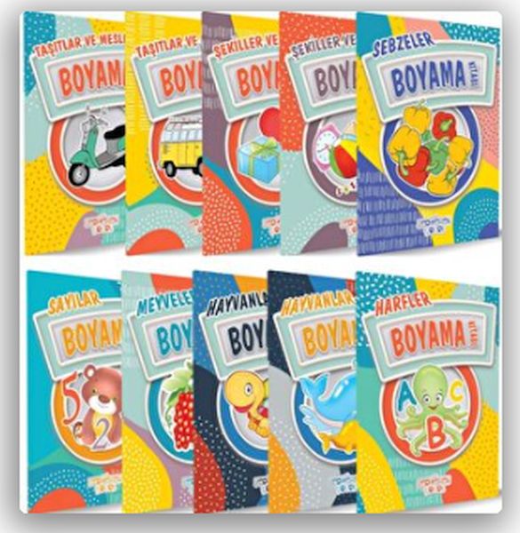 Boyama Kitapları (10 Kitap Takım)-zoom-