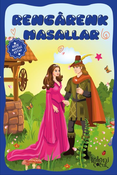 Çocuklar için Hayal ve Odak Geliştirici Rengarenk Masallar Gece Mavisi Kitap-zoom-