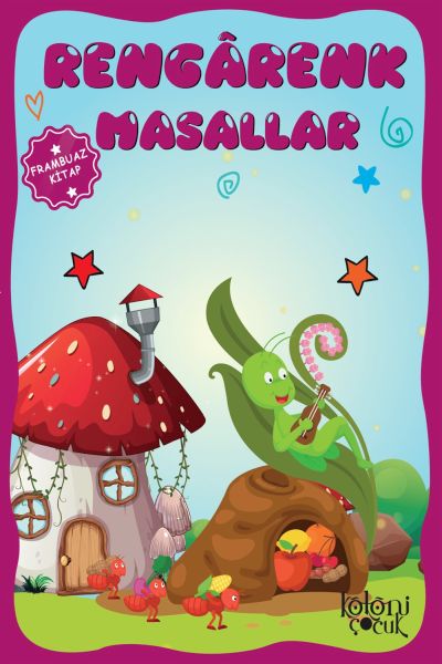 Çocuklar için Hayal ve Odak Geliştirici Rengarenk Masallar Frambuaz Kitap-zoom-