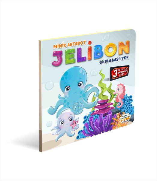 Minik Ahtapot Jelibon Okula Başlıyor 3 Boyutlu-zoom-