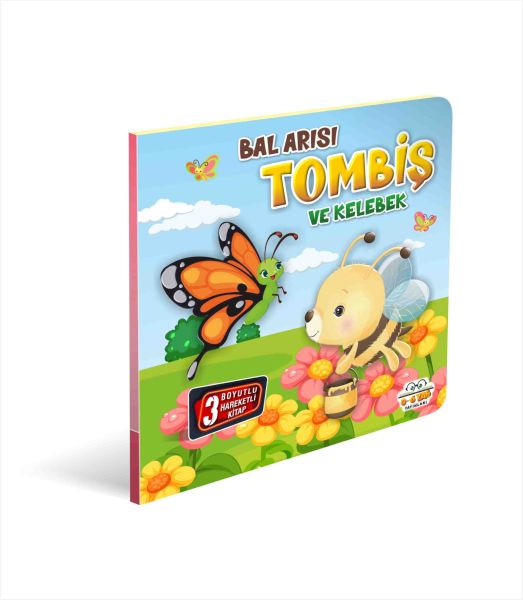 Bal Arısı Tombiş Ve Kelebek 3 Boyutlu-zoom-