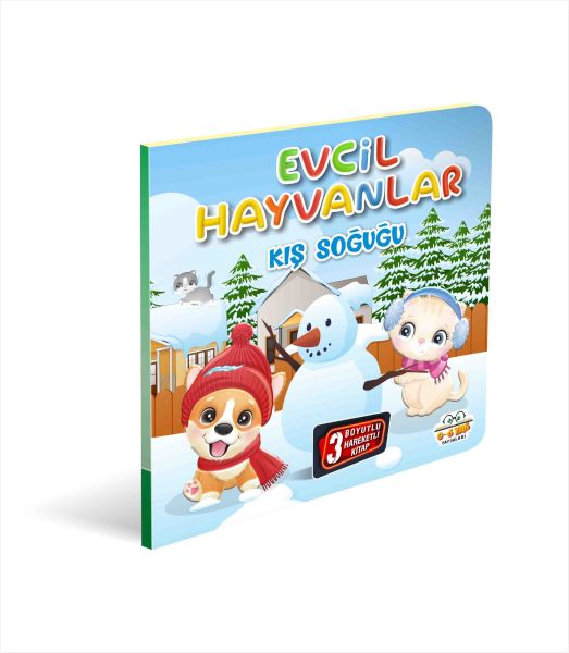Evcil Hayvanlar Kış Soğuğu 3 Boyutlu-zoom-