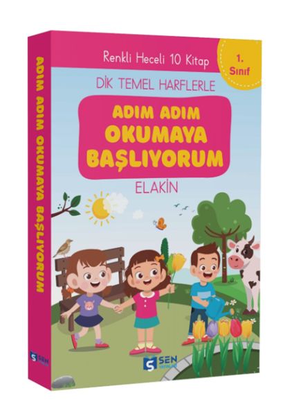 Adım Adım Okumaya Başlıyorum İlk Okuma Kitapları  Set  (10 Kitap)-zoom-