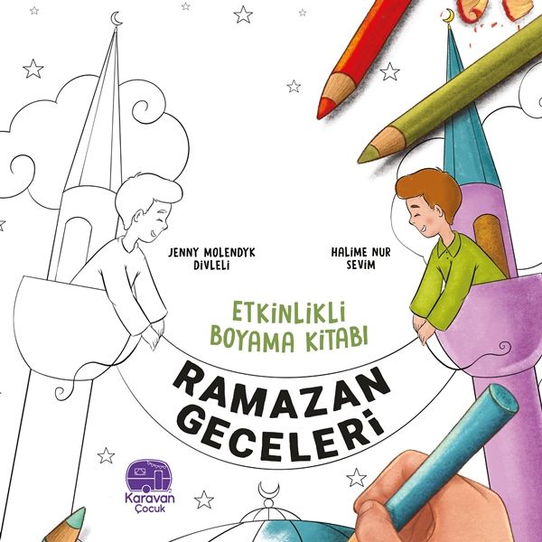 Etkinlikli Boyama Kitabı Ramazan Geceleri, Jenny Molendyk Divleli-zoom-