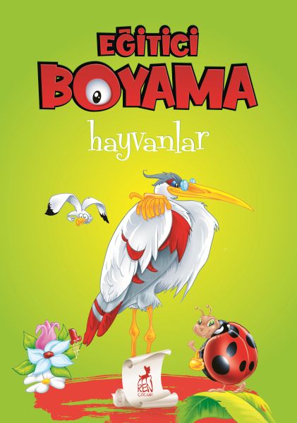 Eğitici Öğretici Boyama  - Hayvanlar-zoom-