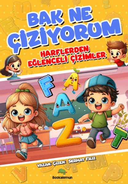 Bak Ne Çiziyorum - Harflerden Eğlenceli Çizimler-zoom-