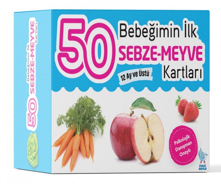 Bebeğimin İlk 50 Sebze-Meyve Kartları-zoom-
