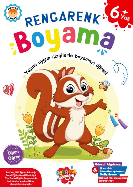 Rengarenk Boyama 6 Yaş-zoom-