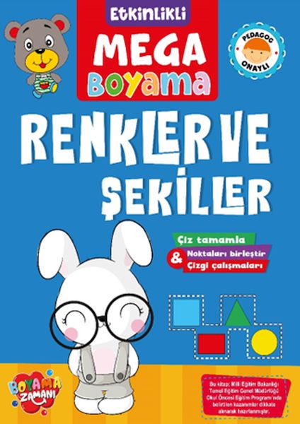 Etkinlikli Mega Boyama - Renkler ve Şekiller-zoom-