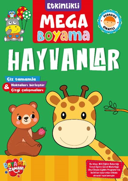 Etkinlikli Mega Boyama - Hayvanlar-zoom-