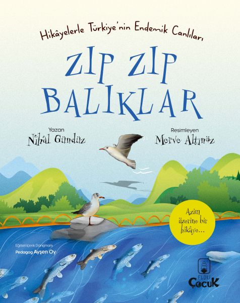 Zıp Zıp Balıklar - Hikâyelerle Türkiye'nin Endemik Canlıları-zoom-