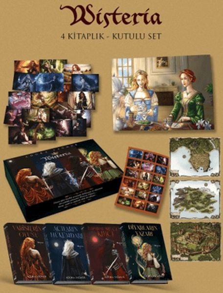 Wisteria Serisi 4 Kitap (Hediyeli Kutu)