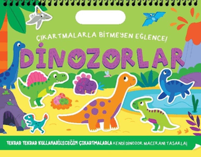 Çıkartmalarla Bitmeyen Eğlence - Dinozorlar-zoom-