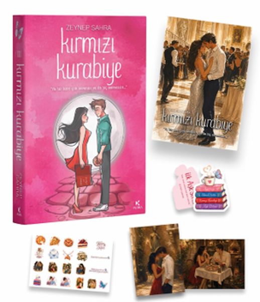 Kırmızı Kurabiye(Kenar Boyamalı)-zoom-