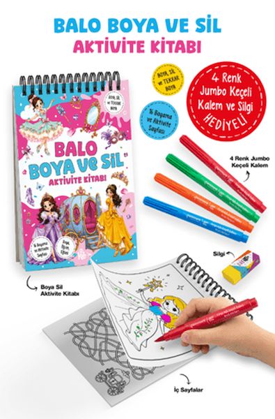 Balo - Boya ve Sil Aktivite Kitabı-zoom-