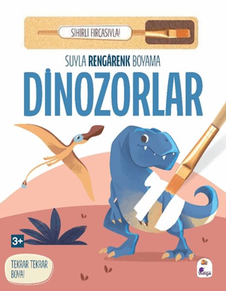 Suyla Rengarenk Boyama - Dinozorlar (Sihirli Fırçasıyla)-zoom-