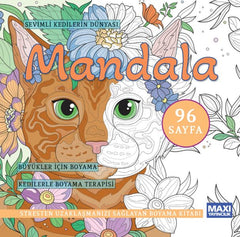 Sevimli Kedilerin Dünyası Mandala
