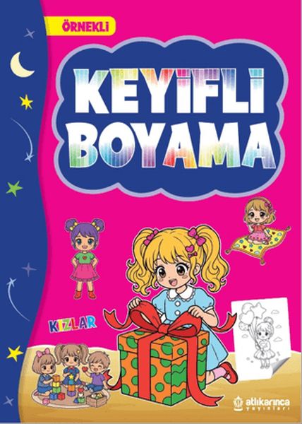 Keyifli Boyama Kızlar 48 Sayfa-zoom-