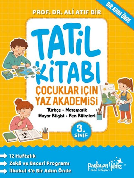 Çocuklar İçin Yaz Akademisi 3. Sınıf Tatil Kitabı-zoom-