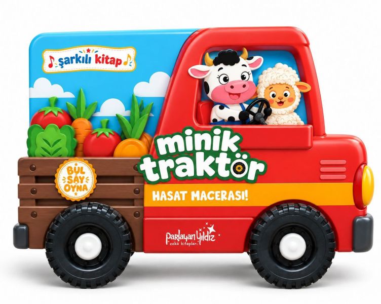 Tekerlekli Kitaplar Minik Traktör-zoom-