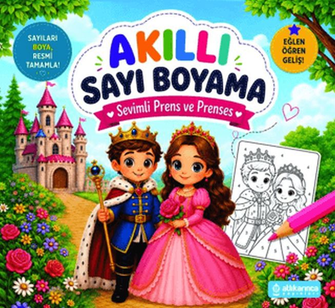 Akıllı Sayı Boyama - Sevimli Prens ve Prensesler-zoom-