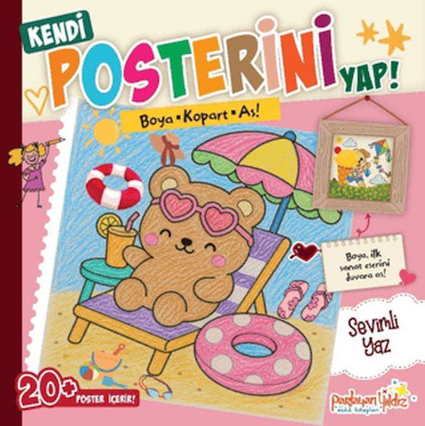 Kendi Posterini Yap! Boya Kopart As! Sevimli Yaz-zoom-
