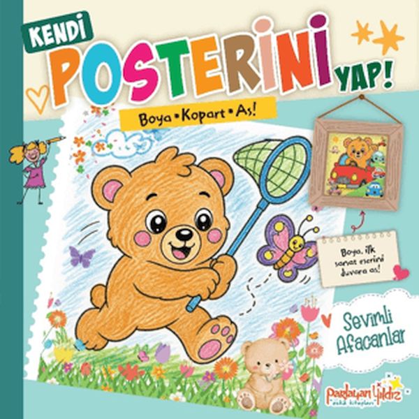 Kendi Posterini Yap! Boya Kopart As! Sevimli Afacanlar-zoom-