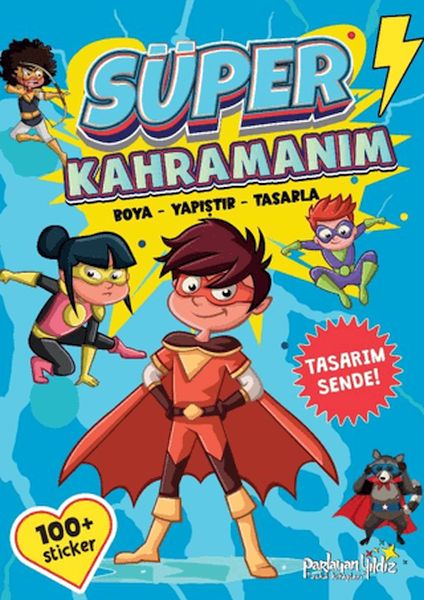 Süper Kahramanım Boya-Yapıştır-Tasarla