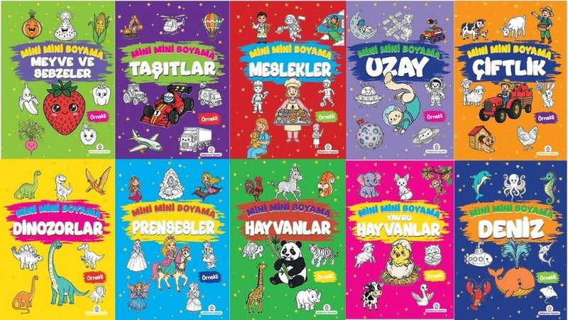 Mini Mini Boyama 10’lu Takım-zoom-