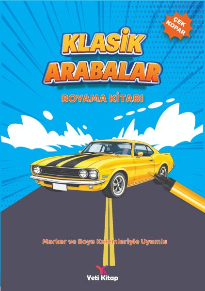 Klasik Arabalar Boyama Kitabı