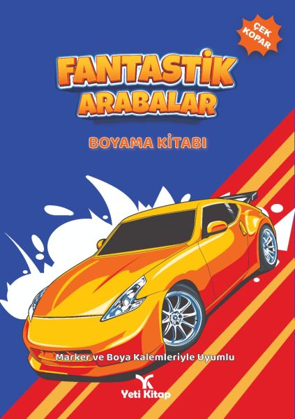 Fantastik Arabalar Boyama Kitabı